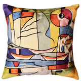 Americana North Atlantic by Alfred Gockel Accent Pillow Cover Art Silk 18