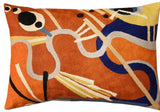 Lumbar Intuitive Flow II Kandinsky Decorative Pillow Cover Wool 18x18