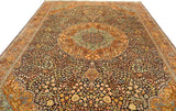 10’X14' Kashan Rug Pure Silk Pile Medallion Oriental Area Rugs Carpet Hand Knotted