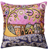 By The Sea Karla Gerard Decorative Pillow Cover Handembroidered Art Silk 18
