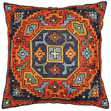 fertility tribal cushion cover silk hand embroidered 16 x 16
