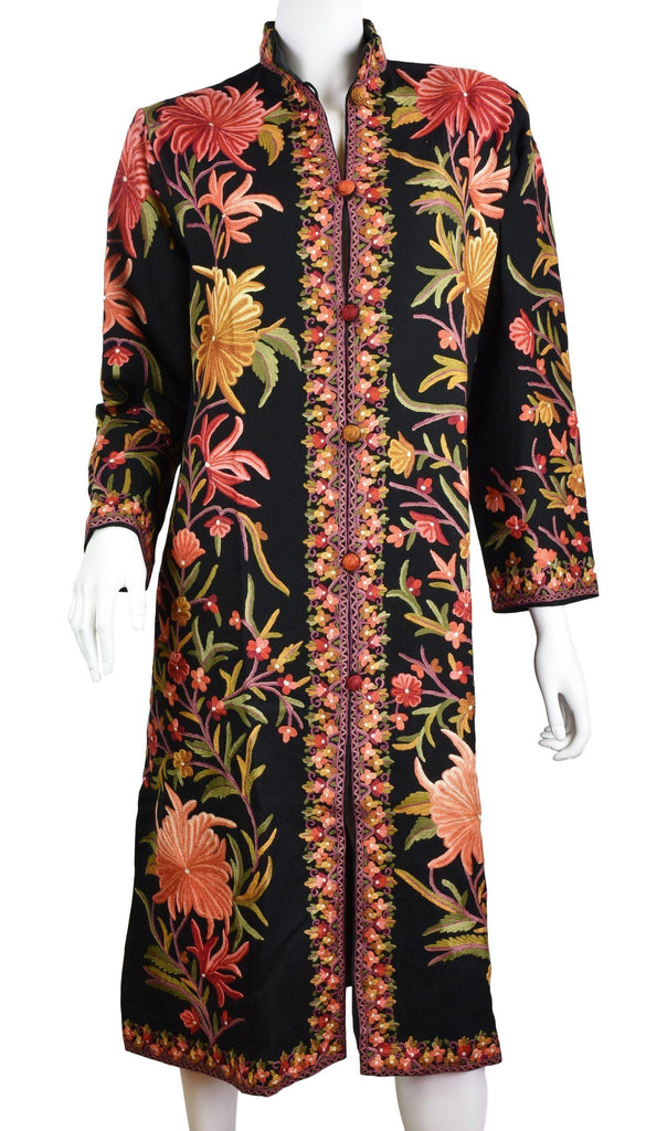 Persephone Paisley Cashmere Jacket Dinner Black Evening Dress Coat Han Kashmir Designs Persephone Paisley Cashmere Jacket Dinner Black Evening Dress Coat Han Kashmir Designs