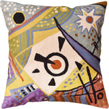 Kandinsky Cosmic III Decorative Pillow Cover Handembroidered Wool 18