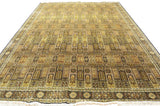9x12ft Tree of Life Silk on Silk Rug Geometric Oriental Carpet Hand knotted