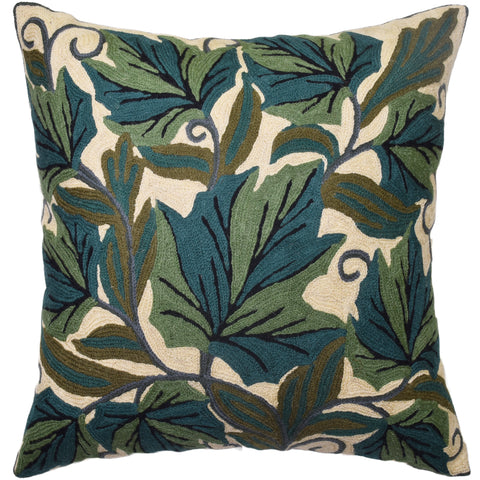 Green farmhouse pillows top