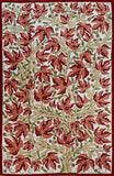 Floral 2.5x4ft Tree of Life Maple Crimson Red Wall Hanging Tapestry Rug Art Silk