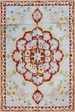 Floral 2ftx3ft Decorative Red Medallion Wall Hanging Tapestry Rug Art Silk