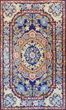 Floral 3ftx5ft Decorative Red Blue Accent Wall Hanging Tapestry Rug Art Silk