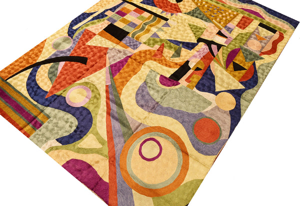 Kandinsky Tapestry 5ftx7ft Composition Abstract Wall Hanging Rug Carpe ...