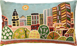 Kennedy Greenway - Boston Karla Gerard Pillow Cover Handembroidered Wool 14