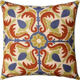 Medallion Floral  Elements Decorative Pillow Cover Handembroidered Wool 20